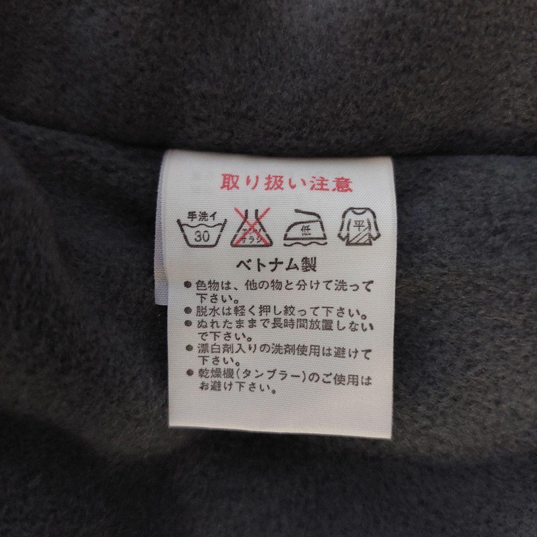 【美品】ASICS フード付き ベンチコート ネイビー フード取外し可 Lサイズ