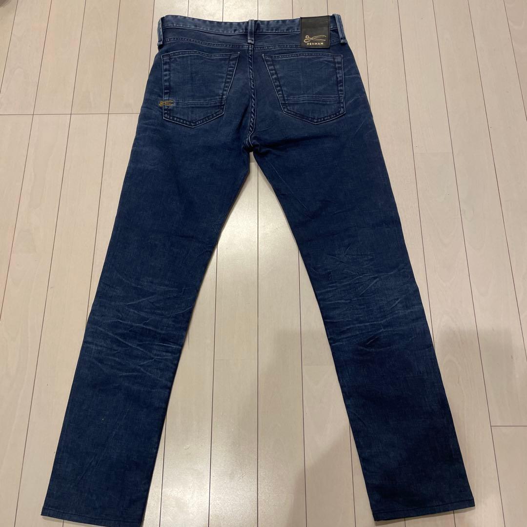 極美品❤️デンハム DENHAM カンディアーニ生地 BOLTスキニーデニム濃紺