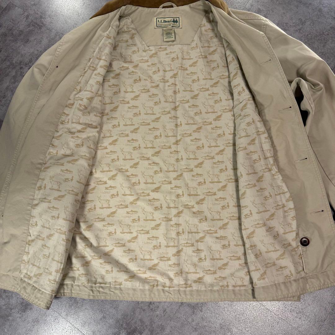90s エルエルビーン L.L.BEAN 動物柄 ハンティングジャケット XL