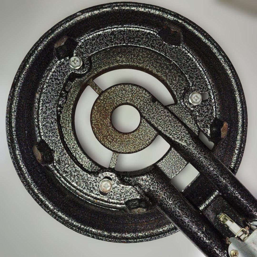 値下げ　シングルバーナーコンロ 鋳鉄製 黒