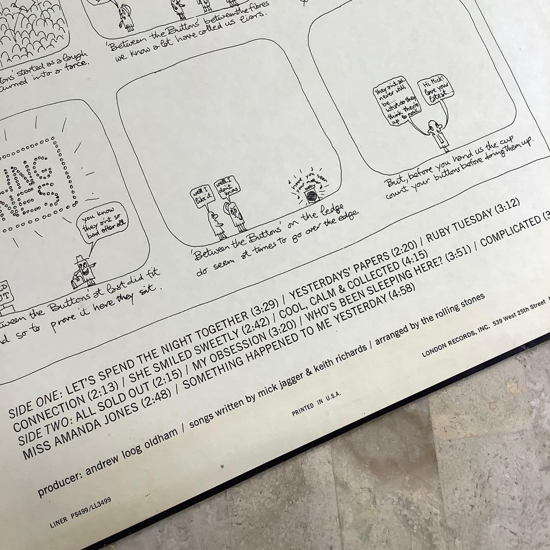 激レア!美品! 1967年発売 USオリジナル ストーンズ ビトゥイーン・ザ・