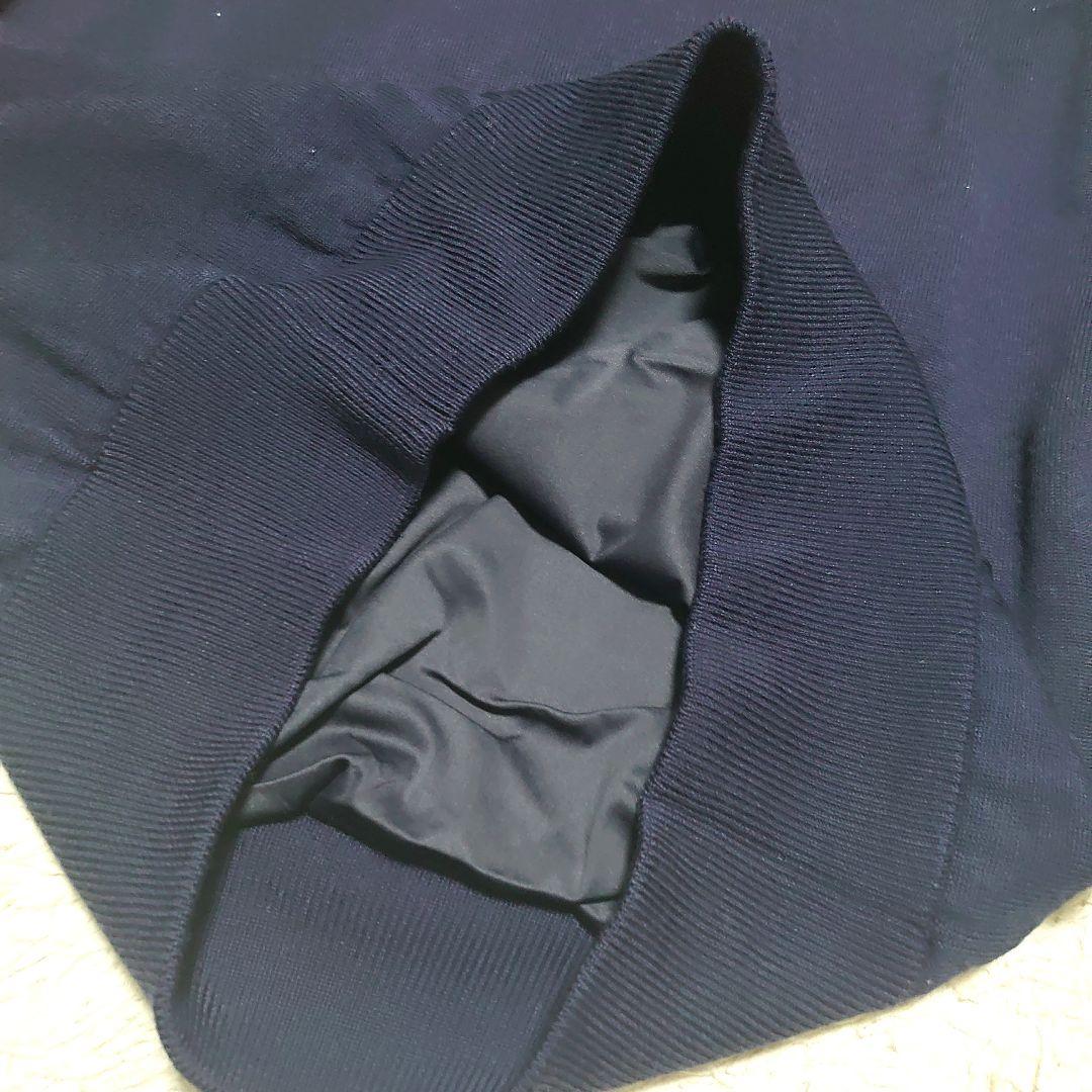 BEAMS GOLF チルデンニット 裏地付き Vネック ロゴ刺繍 ゴルフウエア