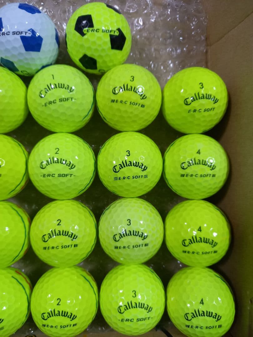 美品キャロウェイ ERC SOFT トリプルトラック ロストボール 27球