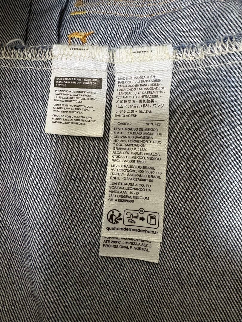 新品同様 Levi’s TYPE Ⅱトラッカージャケット 2nd M 40