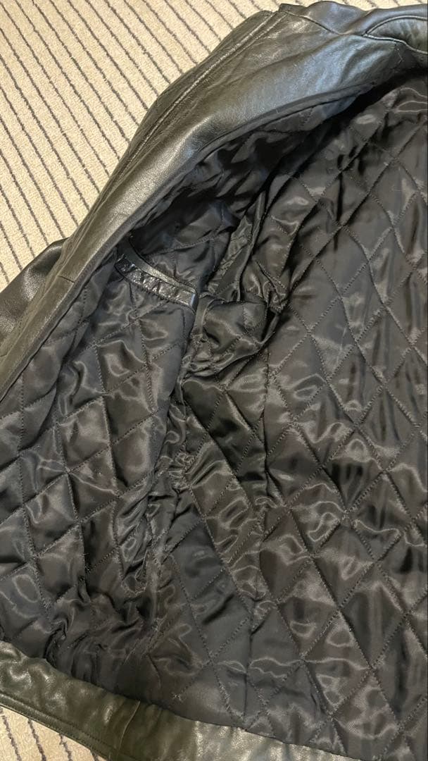 x*v様 BANANA REPUBLIC ラムレザー アクションプリーツ　ダブル