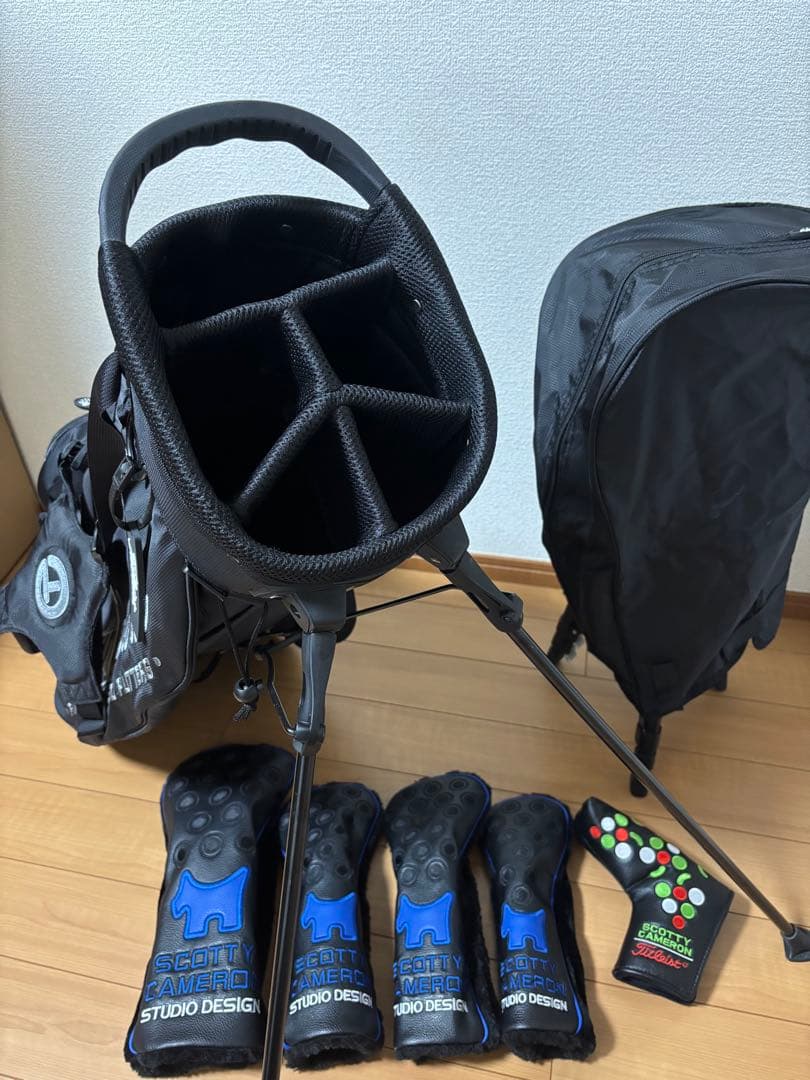 スコッティキャメロン キャディバック UT.PTヘッドカバー フード付き 美品