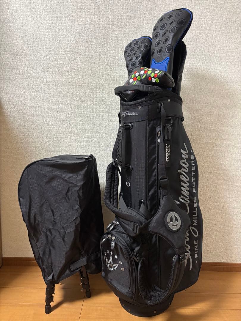 スコッティキャメロン キャディバック UT.PTヘッドカバー フード付き 美品