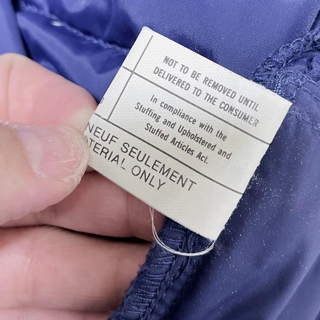 Woolrich ウールリッチ ネイビー S ダウンベスト 80s USA