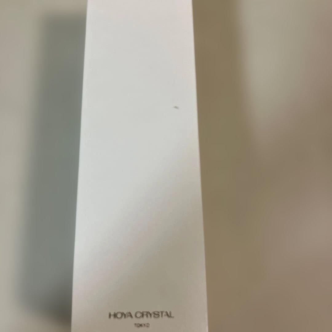 HOYACRYSTAL 透明ガラス 一輪挿し