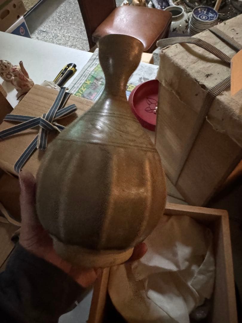 ‼️3さん専用‼️値段‼️リサイクルFORT‼️new9/9唐物②‼️六朝青磁盤口瓶