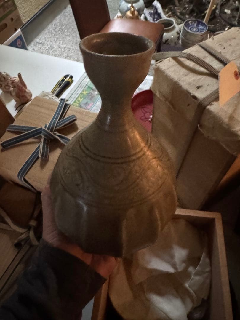 ‼️3さん専用‼️値段‼️リサイクルFORT‼️new9/9唐物②‼️六朝青磁盤口瓶