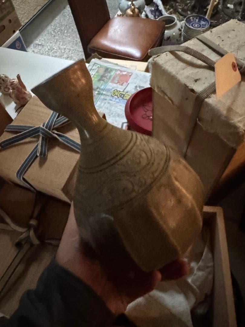 ‼️3さん専用‼️値段‼️リサイクルFORT‼️new9/9唐物②‼️六朝青磁盤口瓶