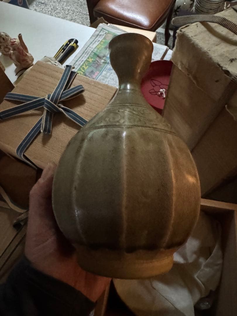 ‼️3さん専用‼️値段‼️リサイクルFORT‼️new9/9唐物②‼️六朝青磁盤口瓶