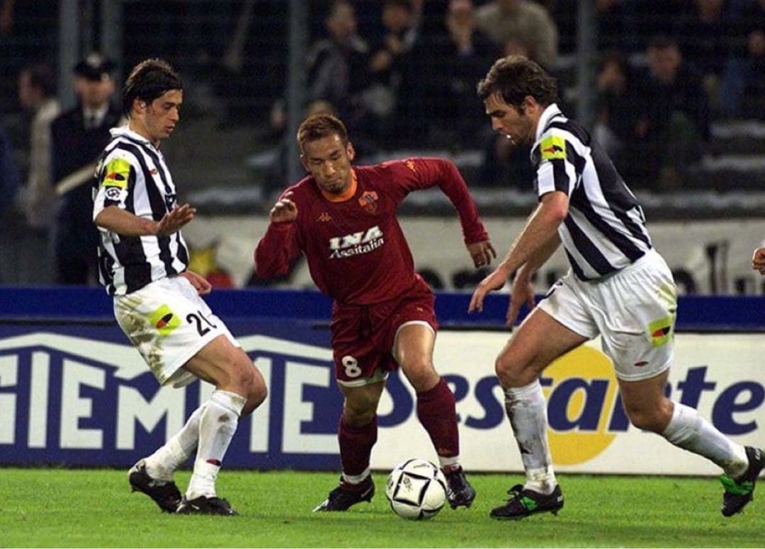 2000-01 ローマ 中田#8 セリエA優勝 長袖ユニフォーム