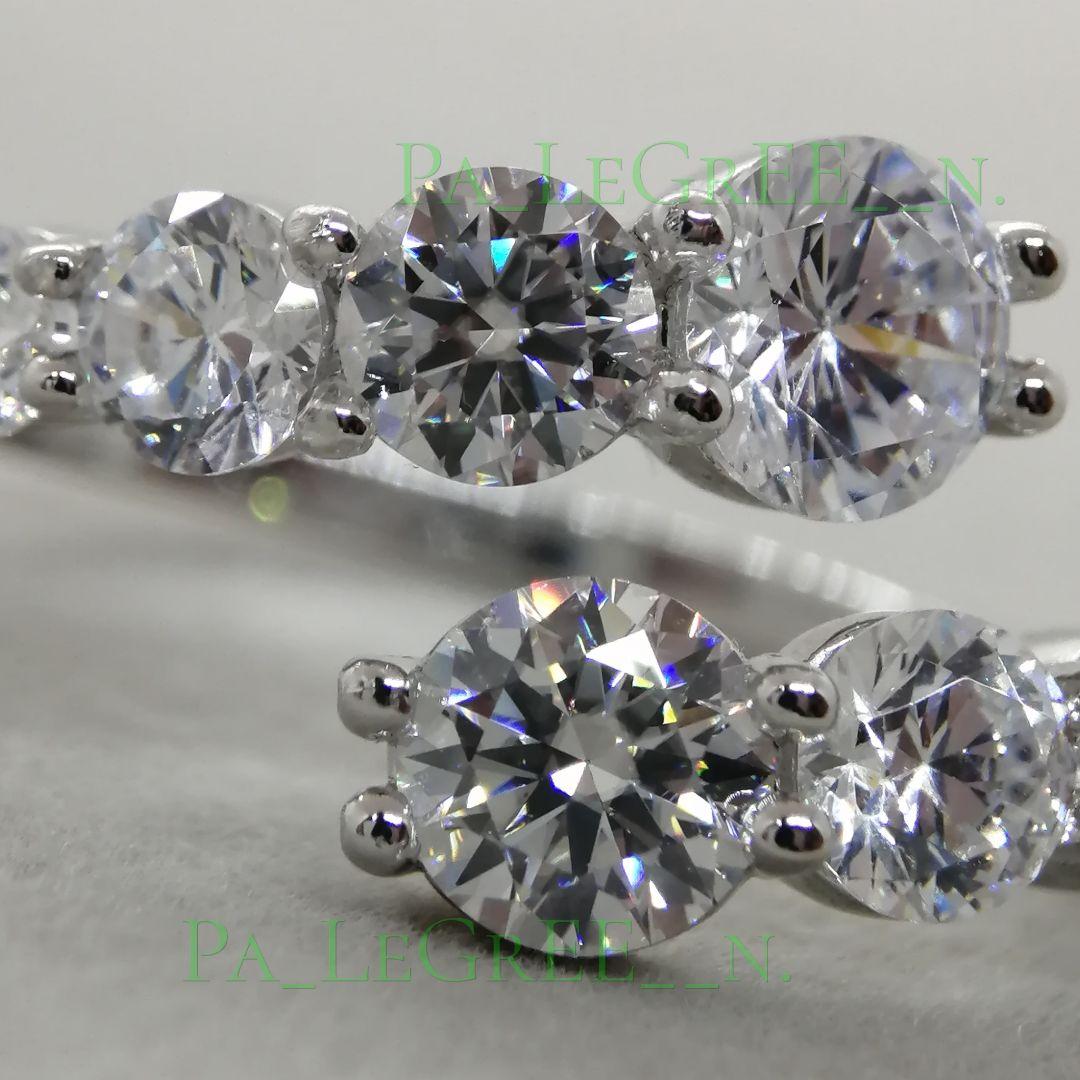 pp1a指輪レディース結婚指輪　婚約指輪　モアサナイト 　18k　S925