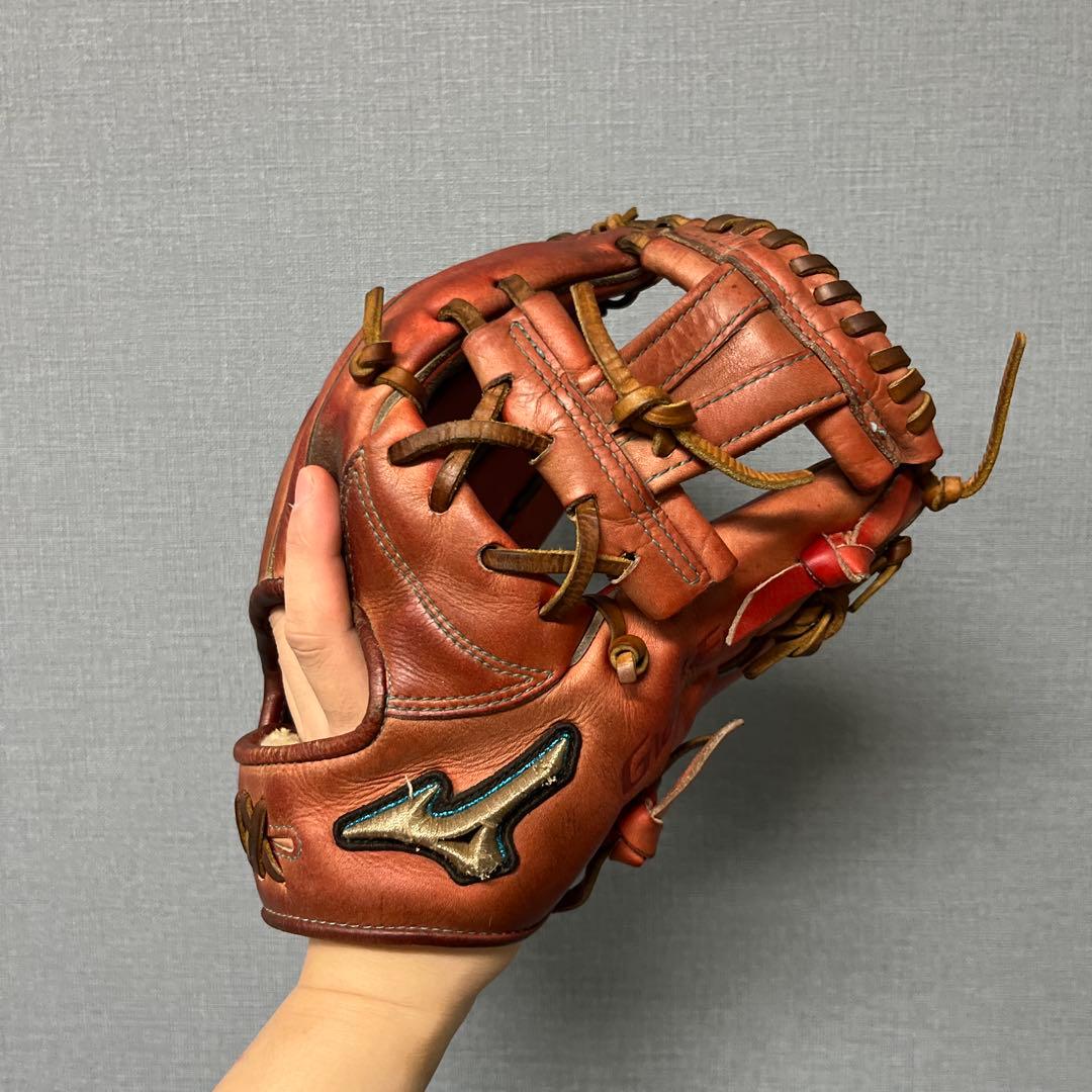 1281 ミズノ グローバルエリート 型良 即戦力 硬式 内野手用グローブ