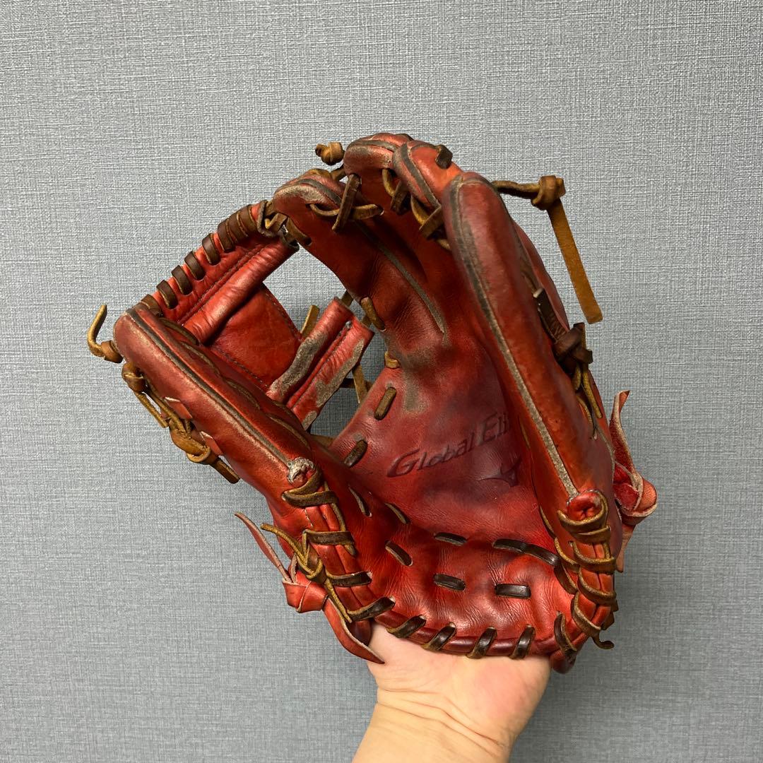 1281 ミズノ グローバルエリート 型良 即戦力 硬式 内野手用グローブ