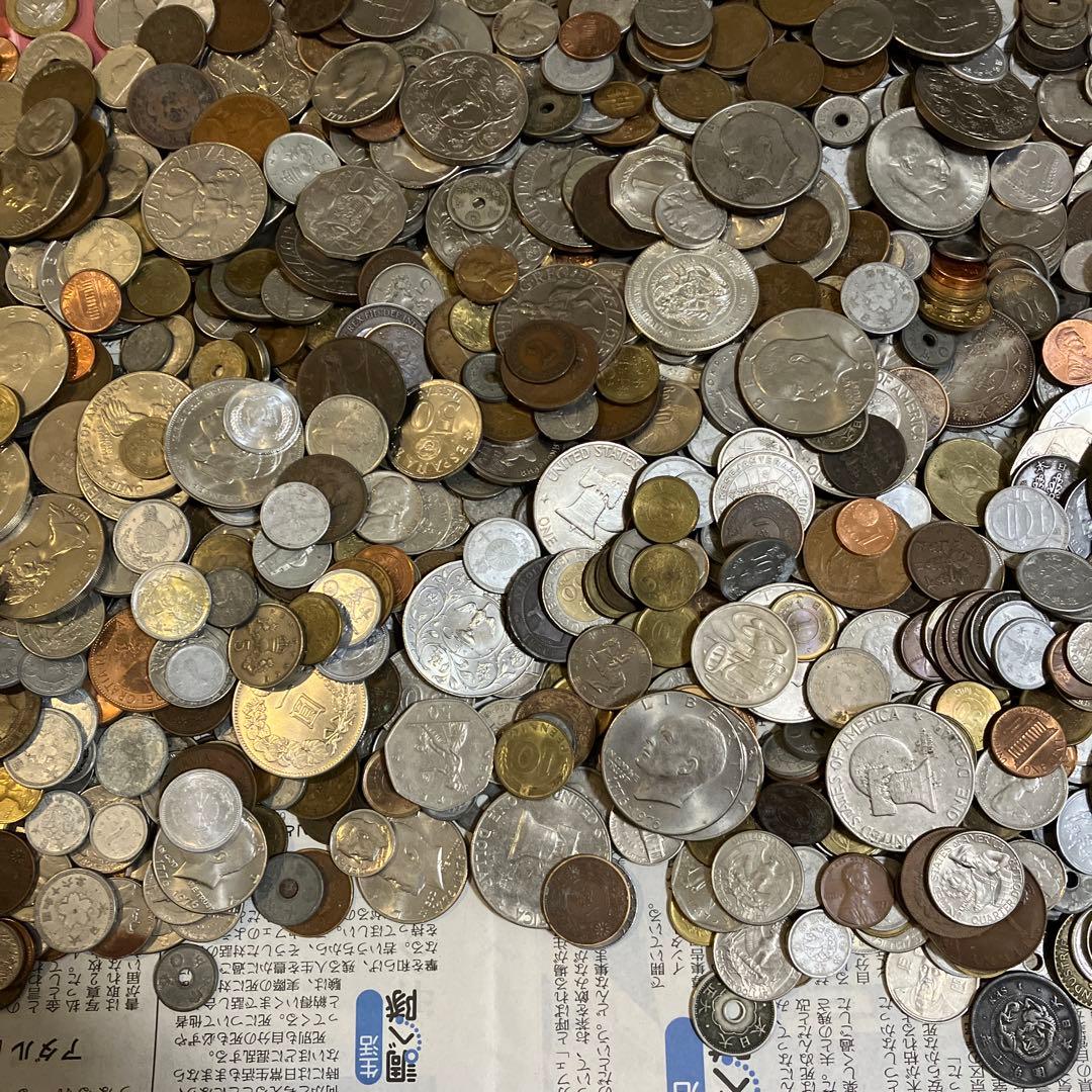 外国　日本古銭　まとめ売り　約6.3kg