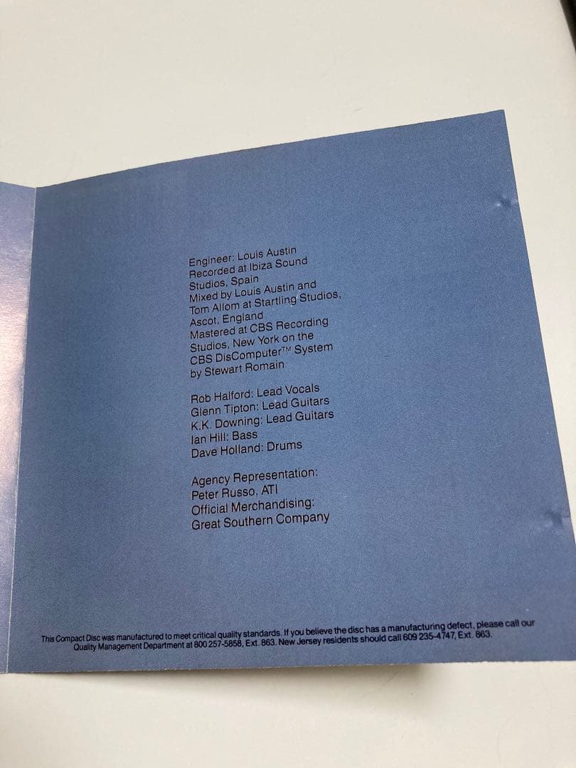 レアJudas Priest サインCD ジューダスプリーストヘヴィメタル　HM