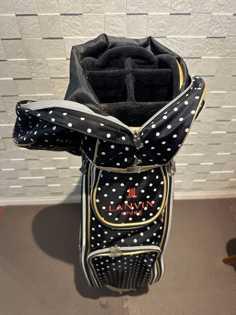 LANVIN SPORT ドット柄 キャディバッグ