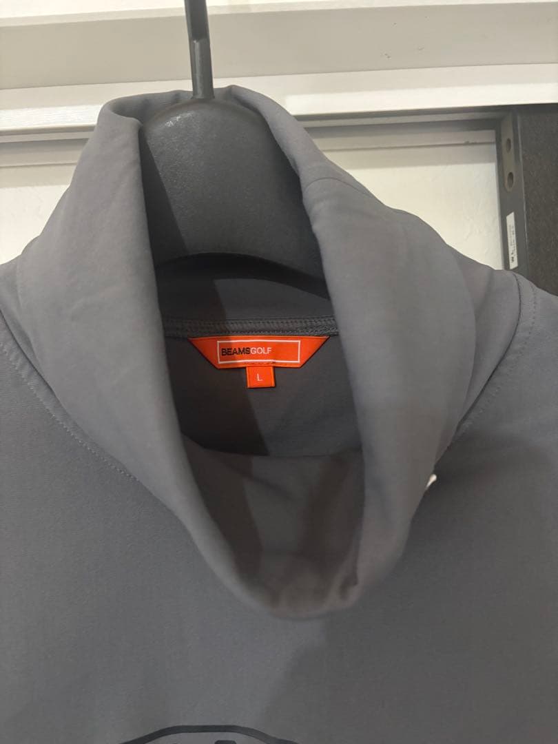 BEAMS GOLF グレー タートルネック L