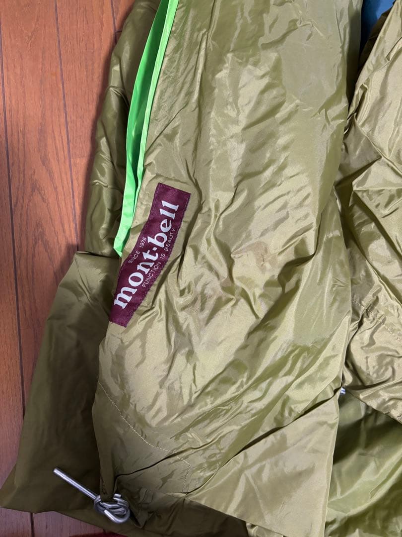 モンベル ムーンライトテント2 旧型　グリーン　新品グランドシート付き