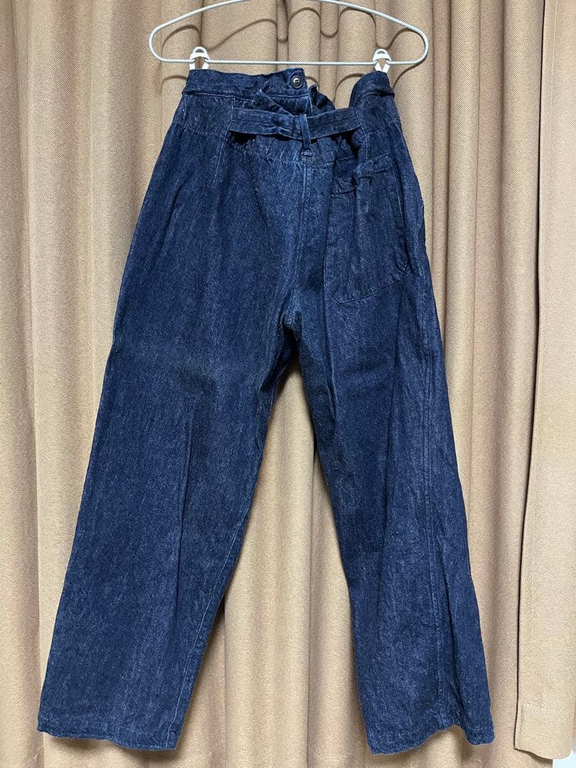 【極美品】COMOLI デニムオーバーパンツ　サイズ2