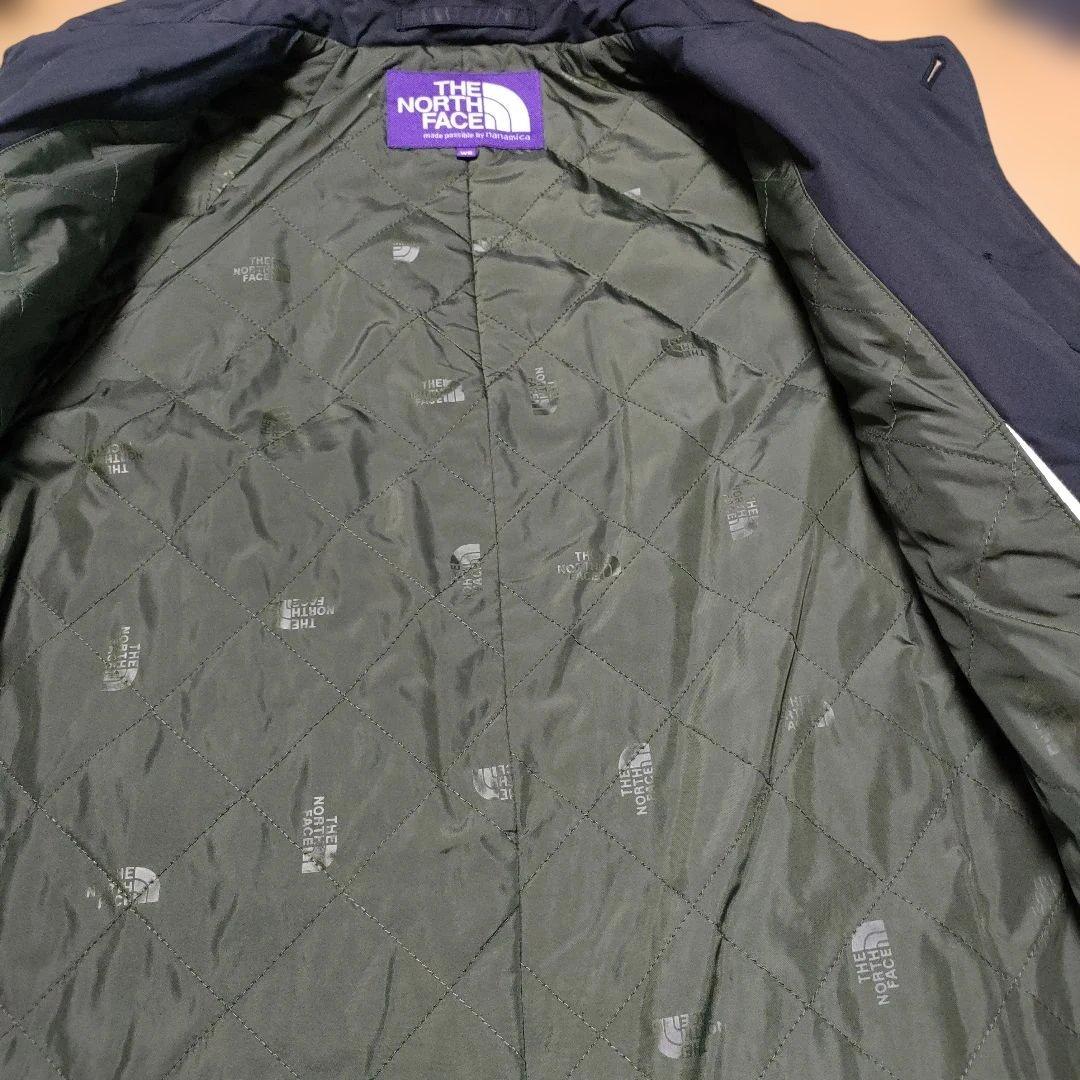 ザノースフェイスパープルレーベル ステンカラーコート ブラック