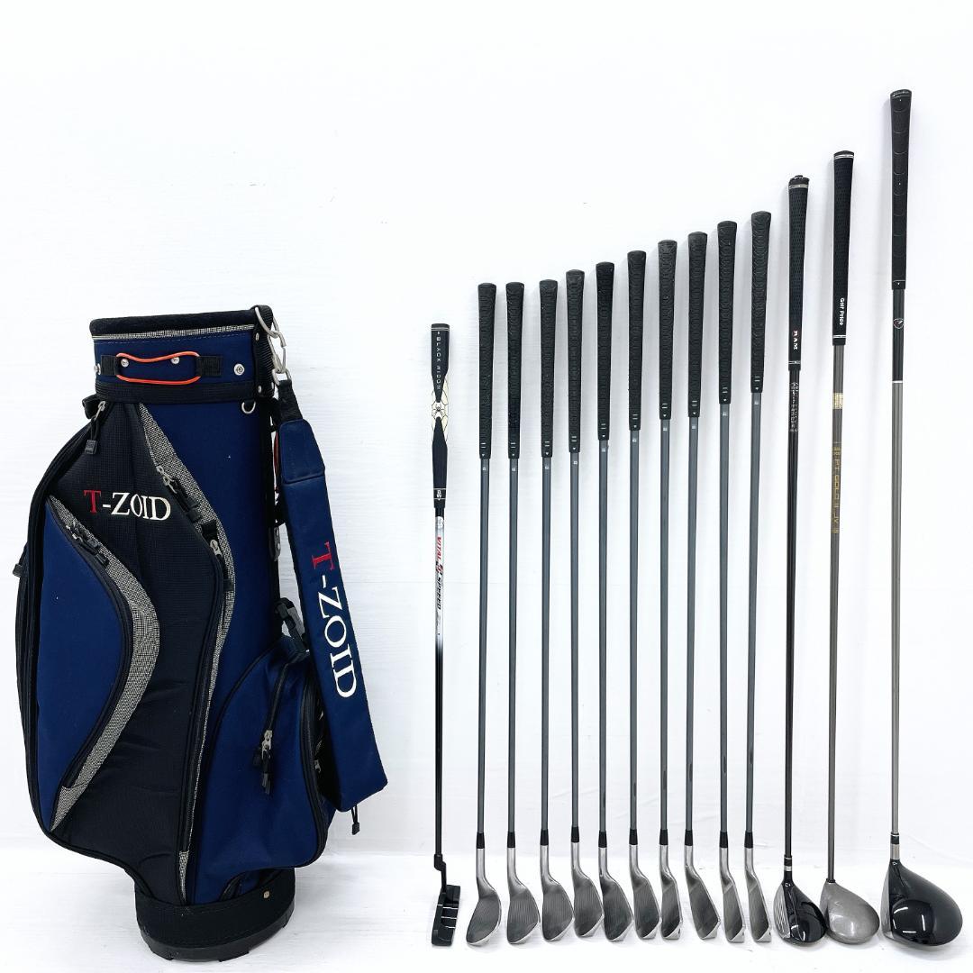【左利き/レフティ】 テーラーメイド ミズノ ゴルフクラブ 初心者 セット R