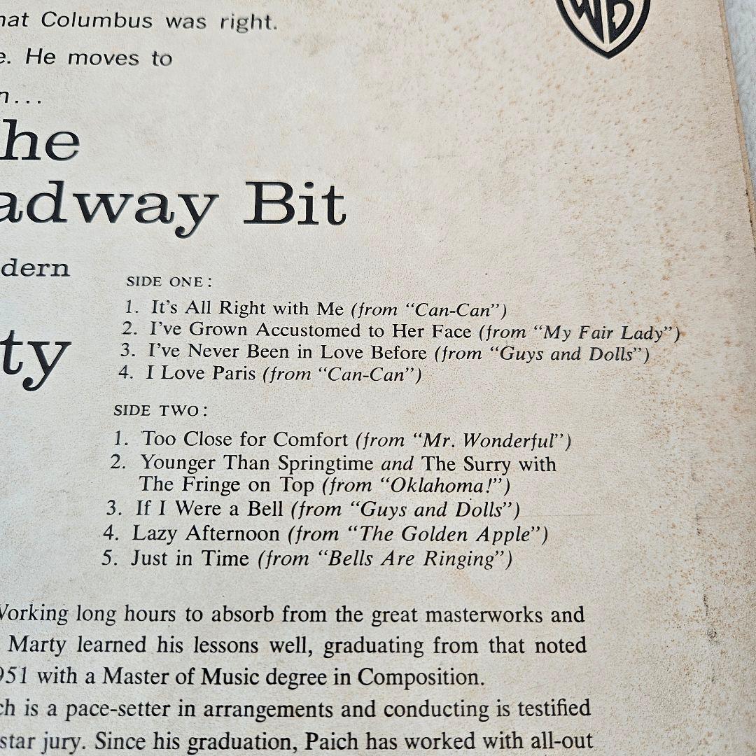 【希少】ジャズ・レコード　通称《踊り子》ジャケットで有名なマーティ・ペイチの名盤