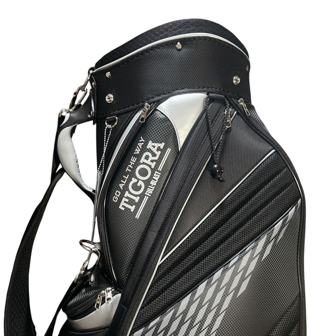 ✨未使用級✨ TIGORA キャディバッグ 9.5型 軽量 ブラック