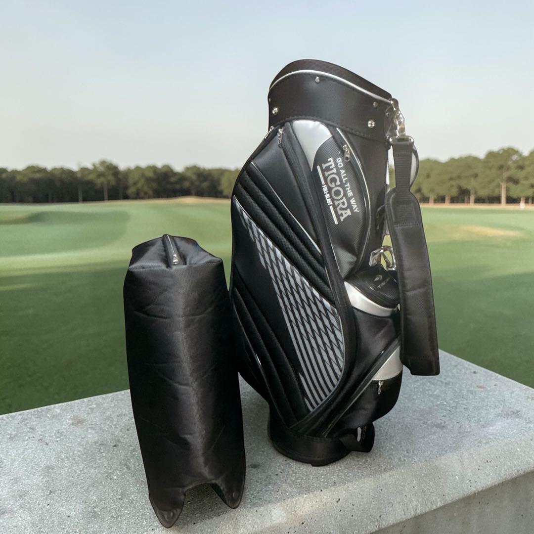 ✨未使用級✨ TIGORA キャディバッグ 9.5型 軽量 ブラック