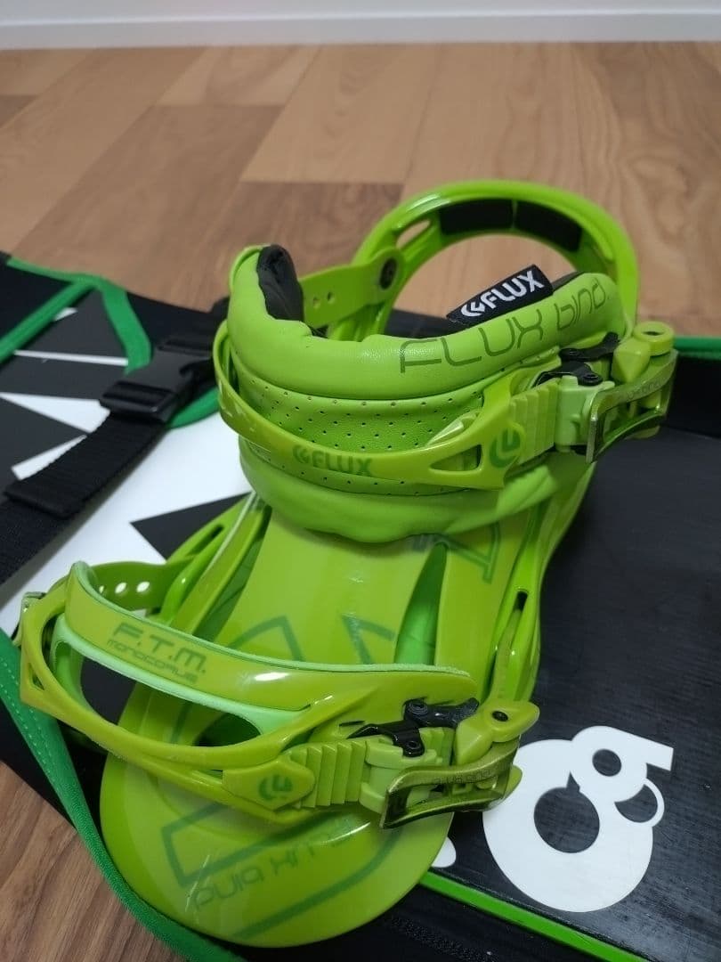 FTC TWIN スノーボード FLUXビンディング付き