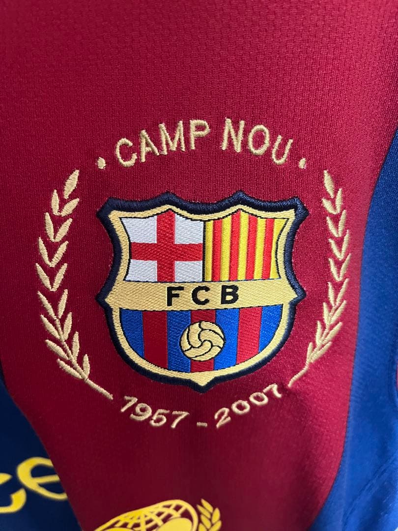[激レア] FCバルセロナ2007/08ホームユニフォーム　Lサイズ