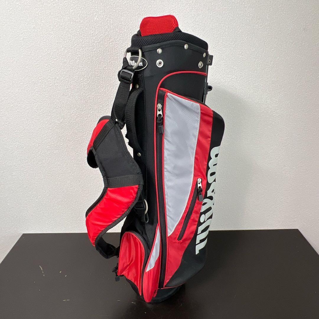 ウィルソン ジュニア ゴルフセット 6本 身長130-150cm 9-12歳向赤