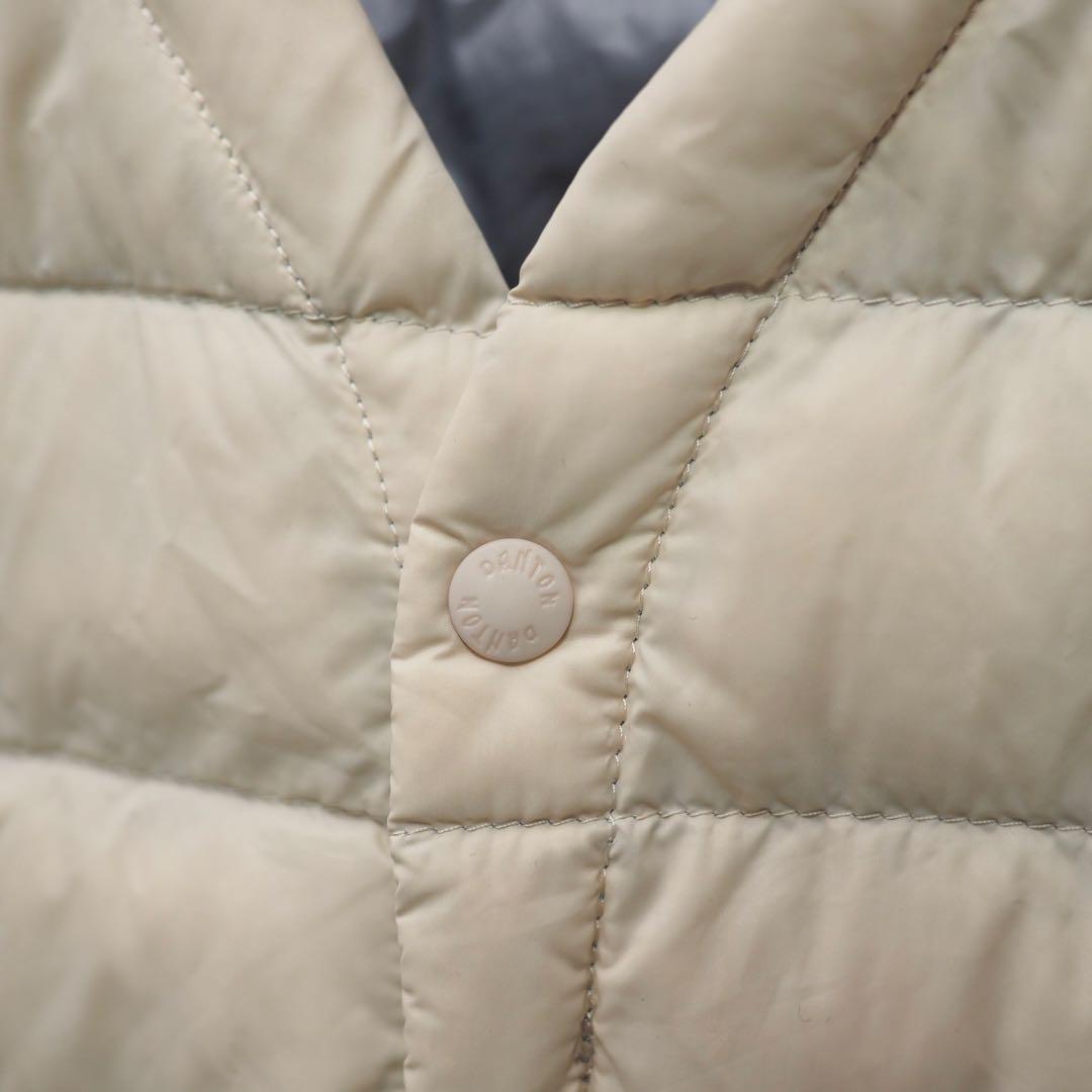DANTON｜17AW インナーダウンベスト（40・アイボリー)