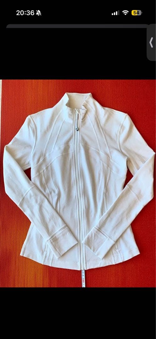 lululemon DefineジャケットM白Nuluホワイトピラティスヨガ