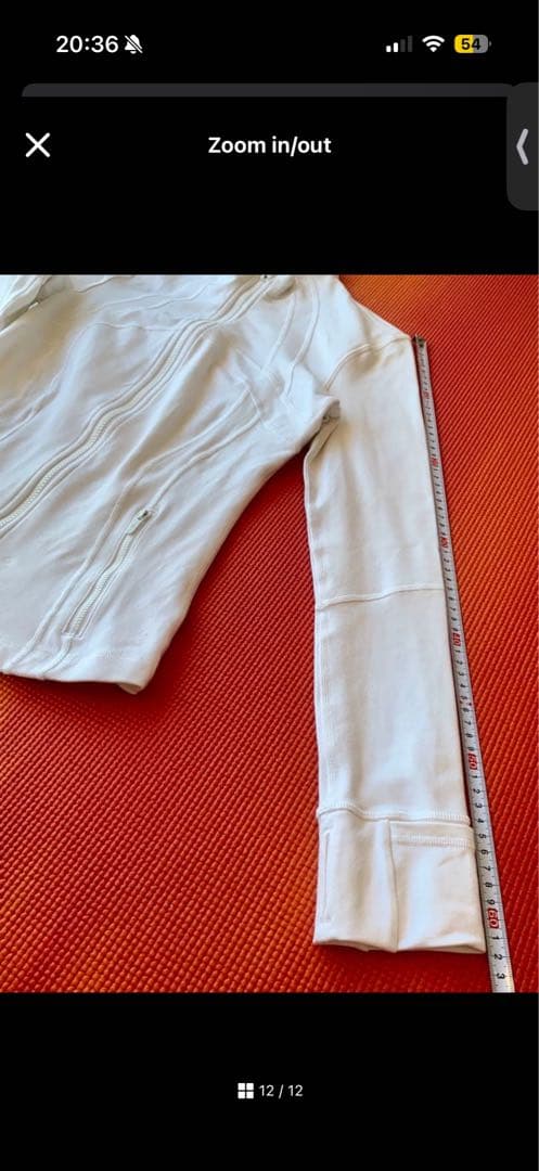 lululemon DefineジャケットM白Nuluホワイトピラティスヨガ