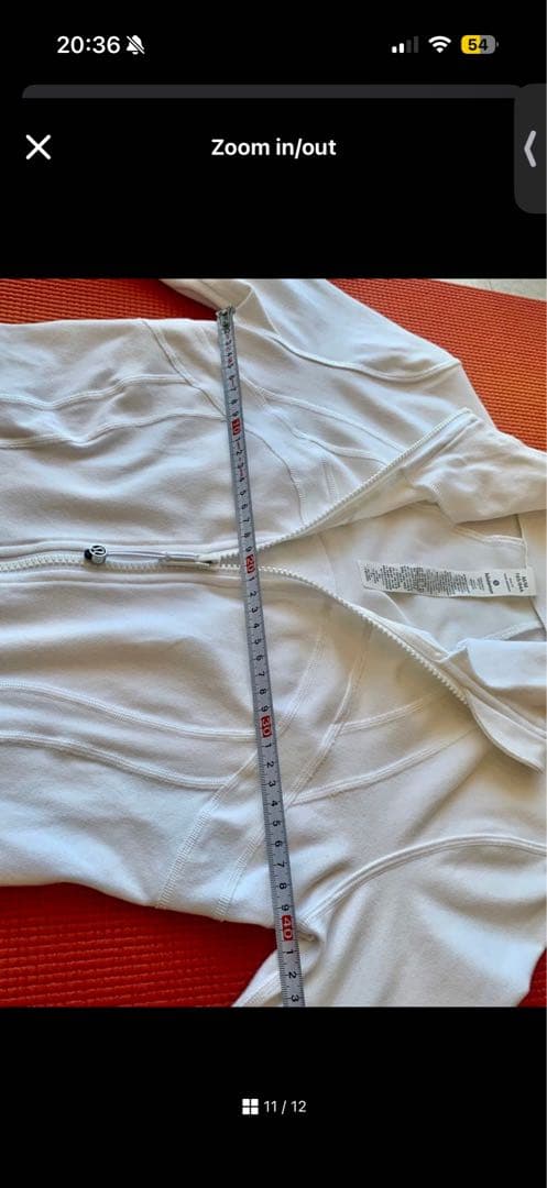 lululemon DefineジャケットM白Nuluホワイトピラティスヨガ