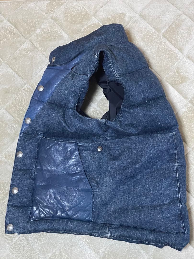 アオゾラブルーヘブン　デニムダウンベスト　ロッキーマウンテン　ダウンベスト