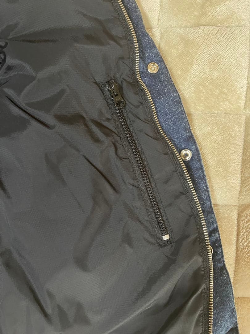 アオゾラブルーヘブン　デニムダウンベスト　ロッキーマウンテン　ダウンベスト