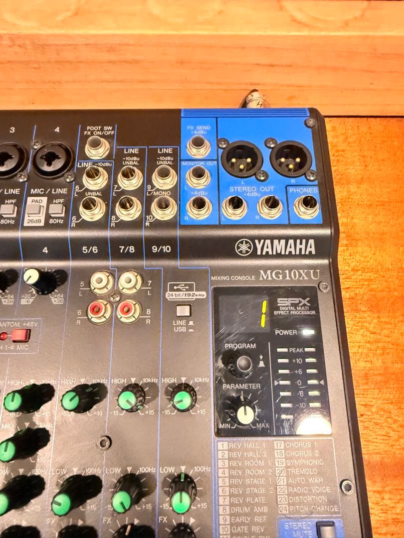YAMAHA MG10XU アナログミキサー USB オーディオIF 元箱あり