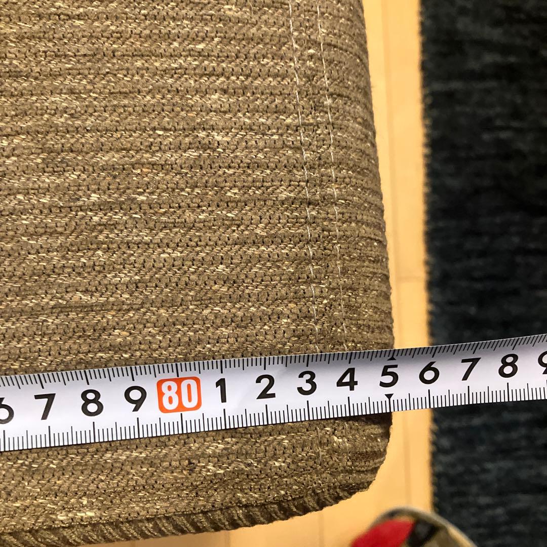 アクタス　ブラウン 2人掛けソファ