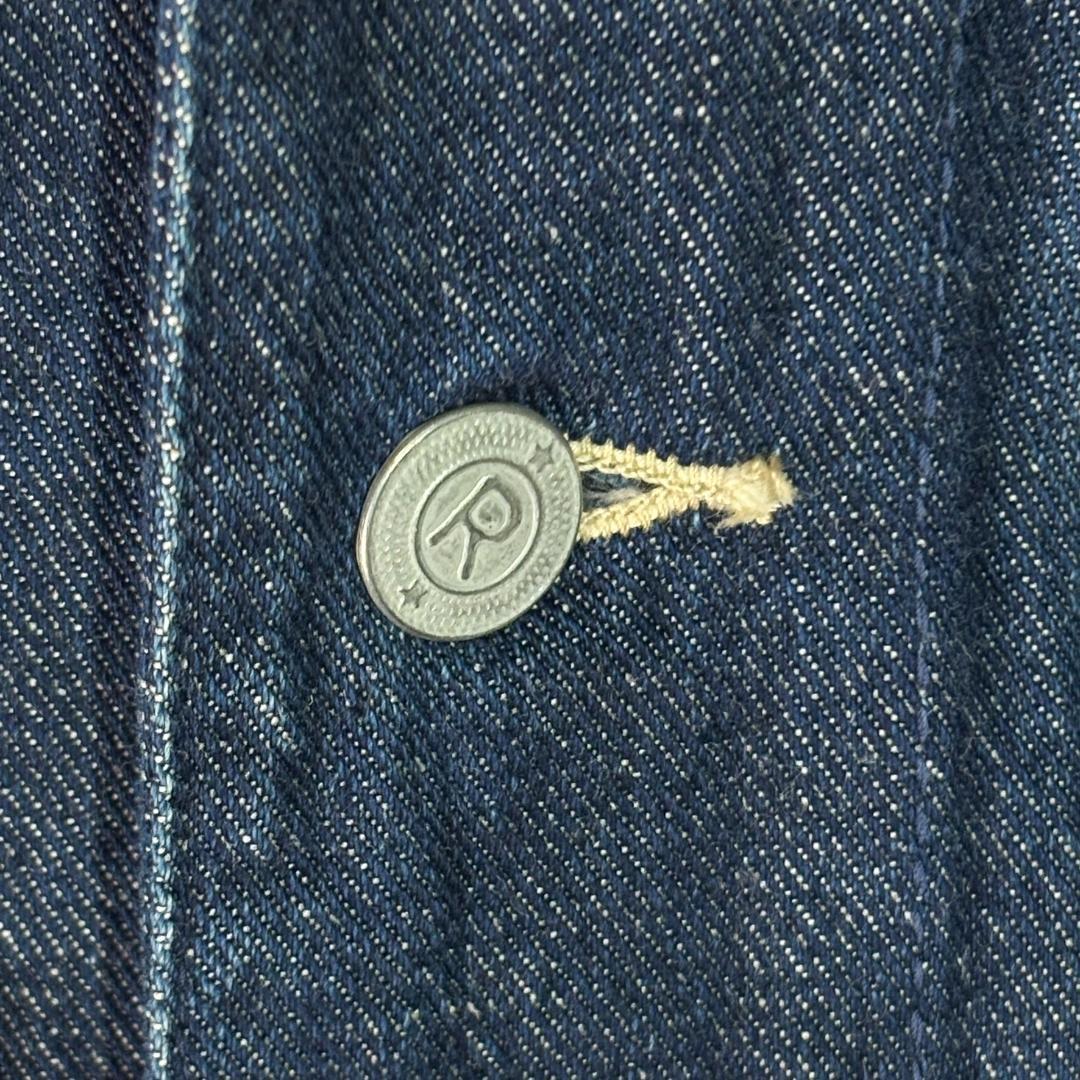 45rpm デニムカバーオール ジャケット L インディゴ ワーク