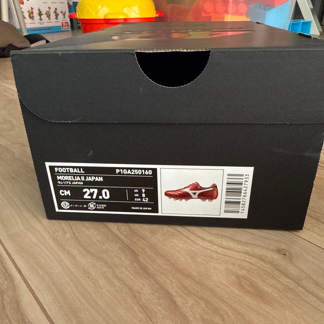 モレリア40周年Mizuno Morelia II レッド 27.0cm FG