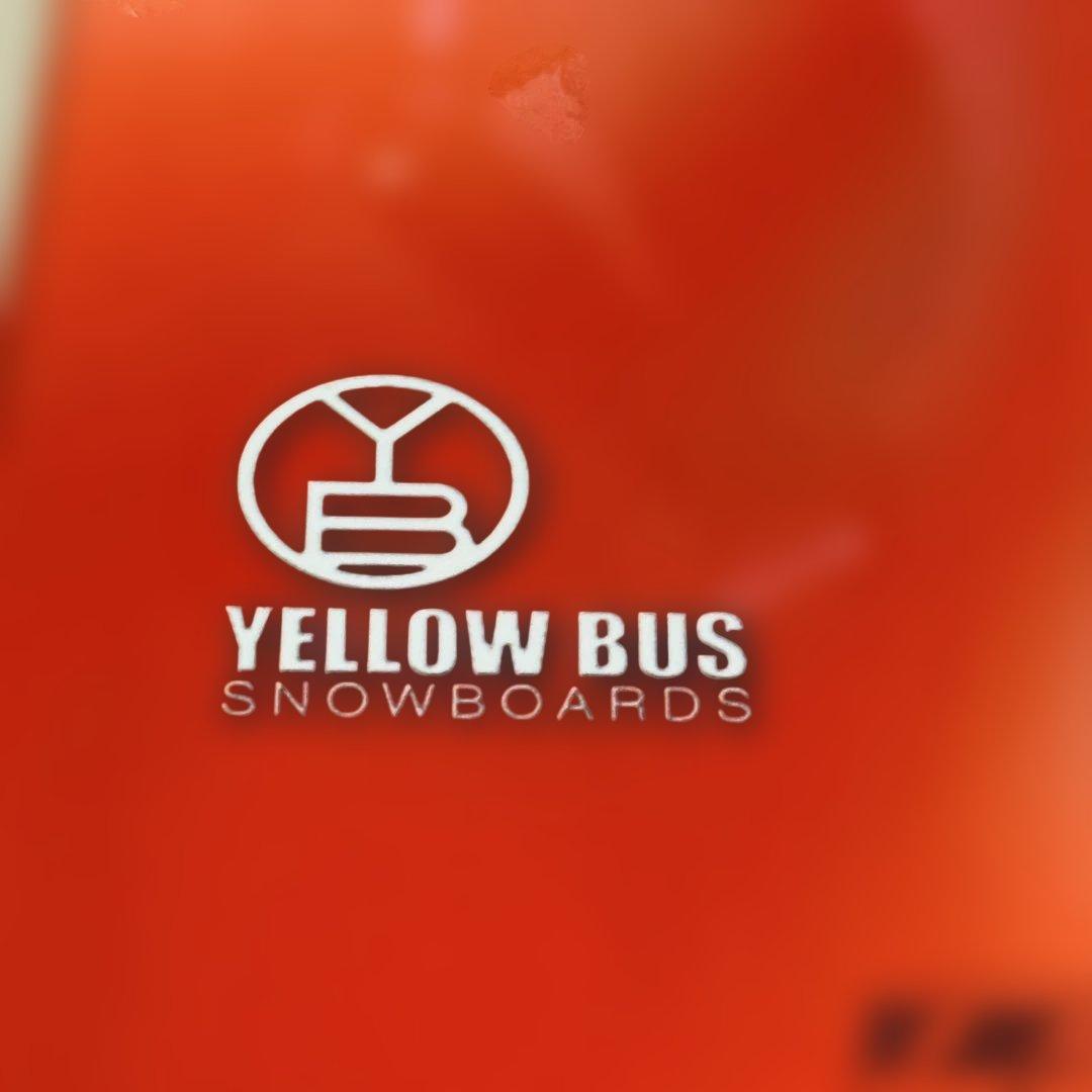 144cm スノーボード ビンディング付きオレンジ/ホワイトグラデーション初心者