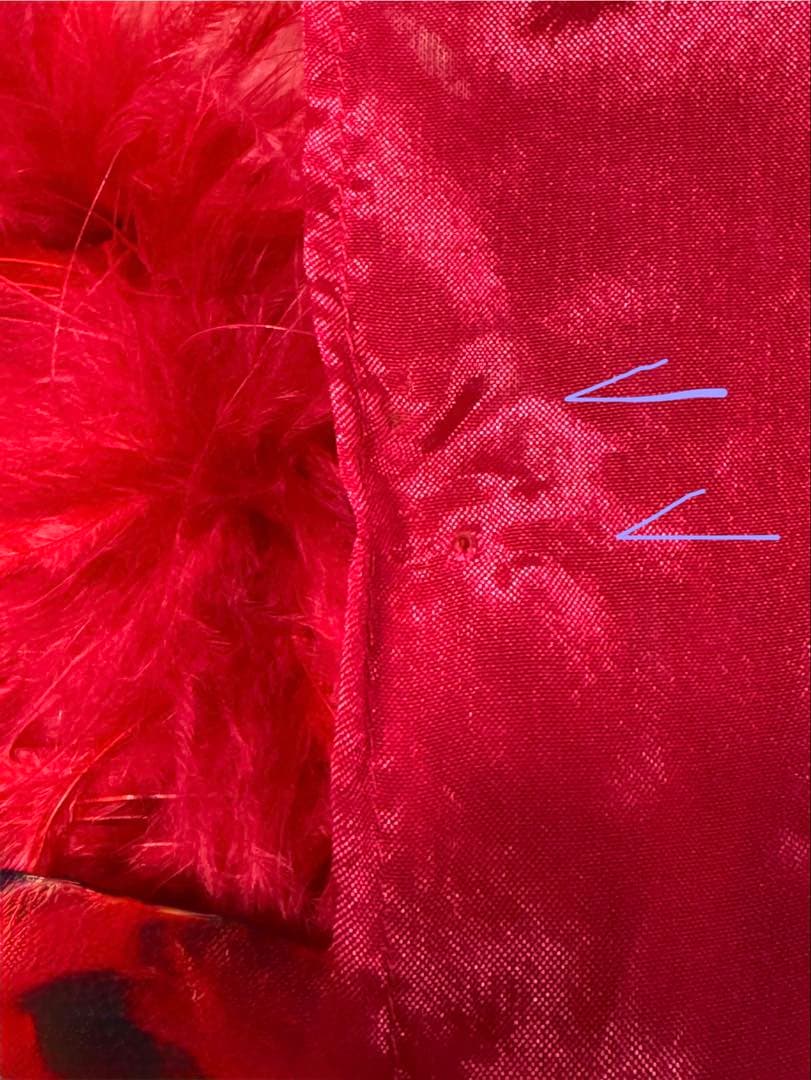 スタンダードドレス　海外プロ選手中古　クリスアンクローバー生地　スワロフスキー