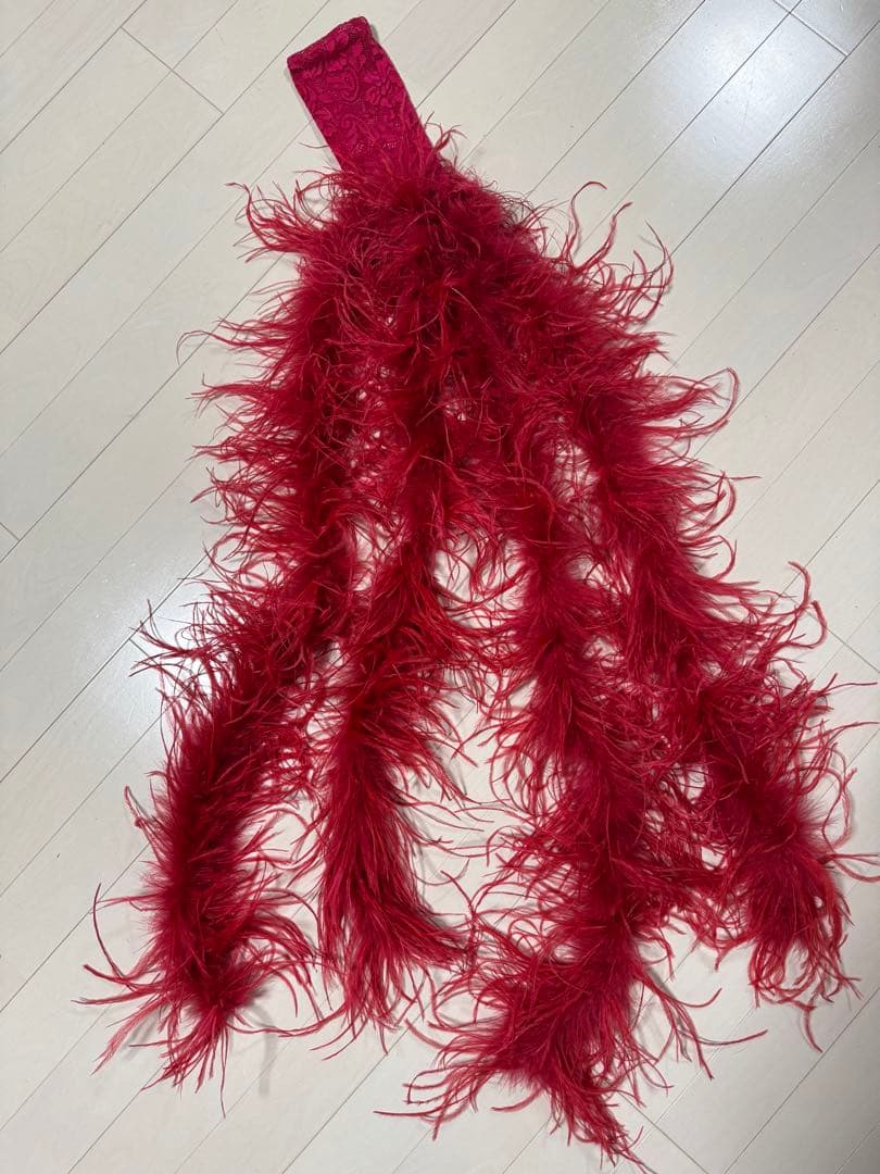 スタンダードドレス　海外プロ選手中古　クリスアンクローバー生地　スワロフスキー