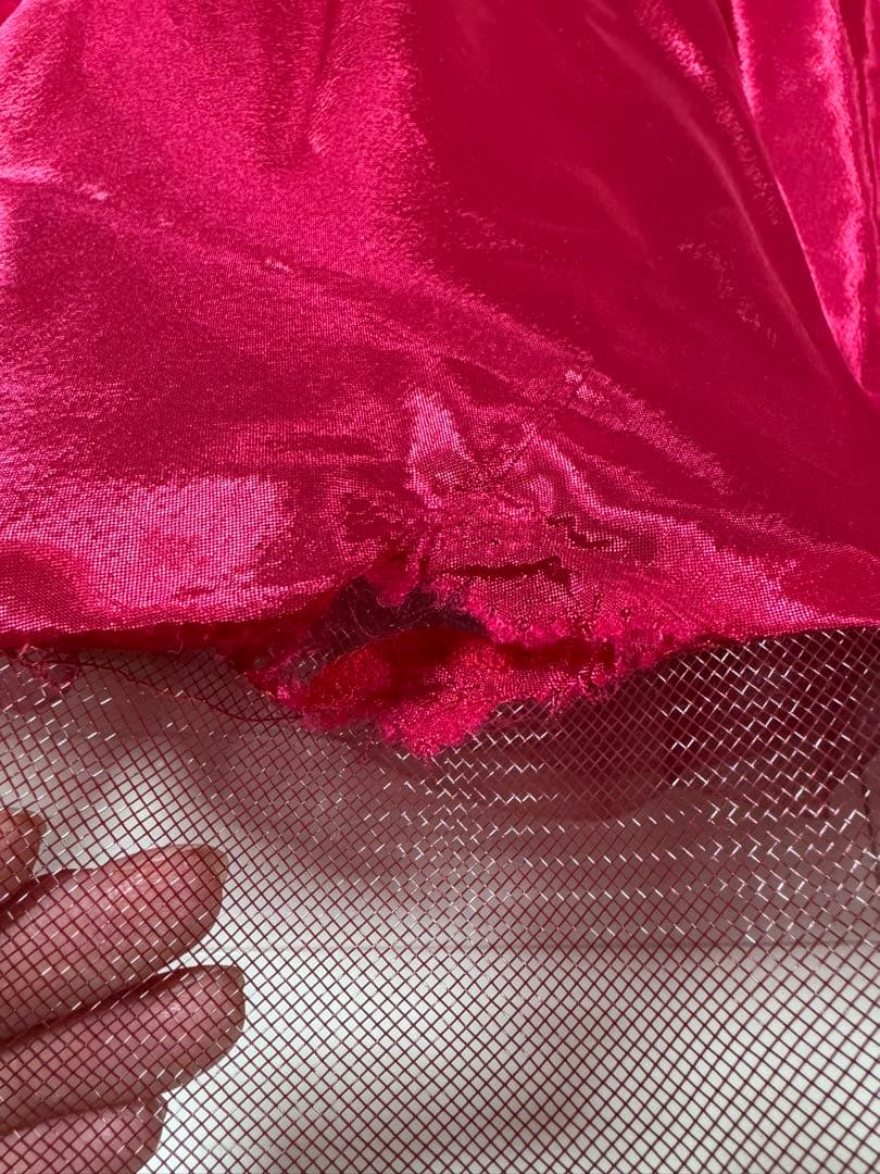 スタンダードドレス　海外プロ選手中古　クリスアンクローバー生地　スワロフスキー