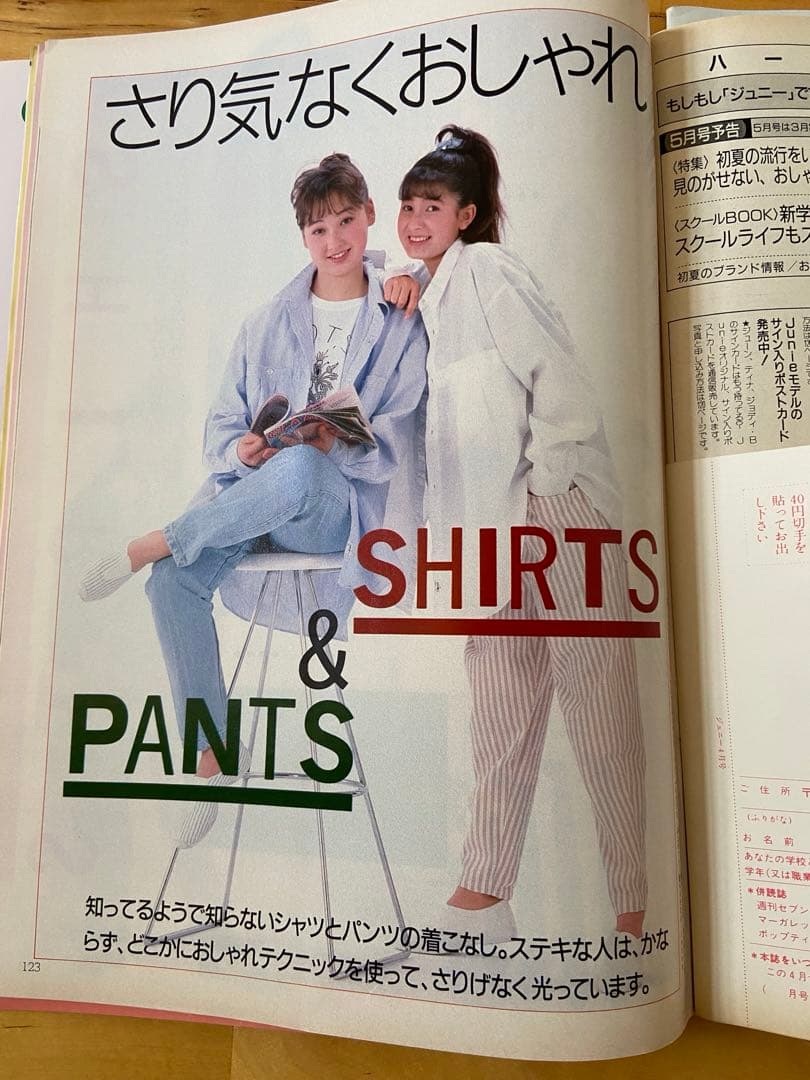 Junie 1987年4月号